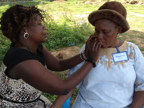 Amandu and Angelina in South Sudan