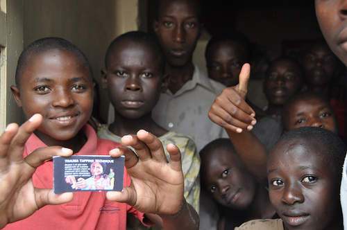Young boys in D.R Congo
