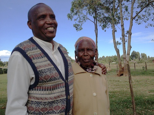 Joseph Wainana and his Mother
