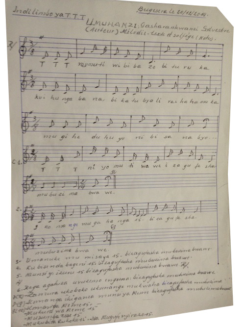 TTT song with notes